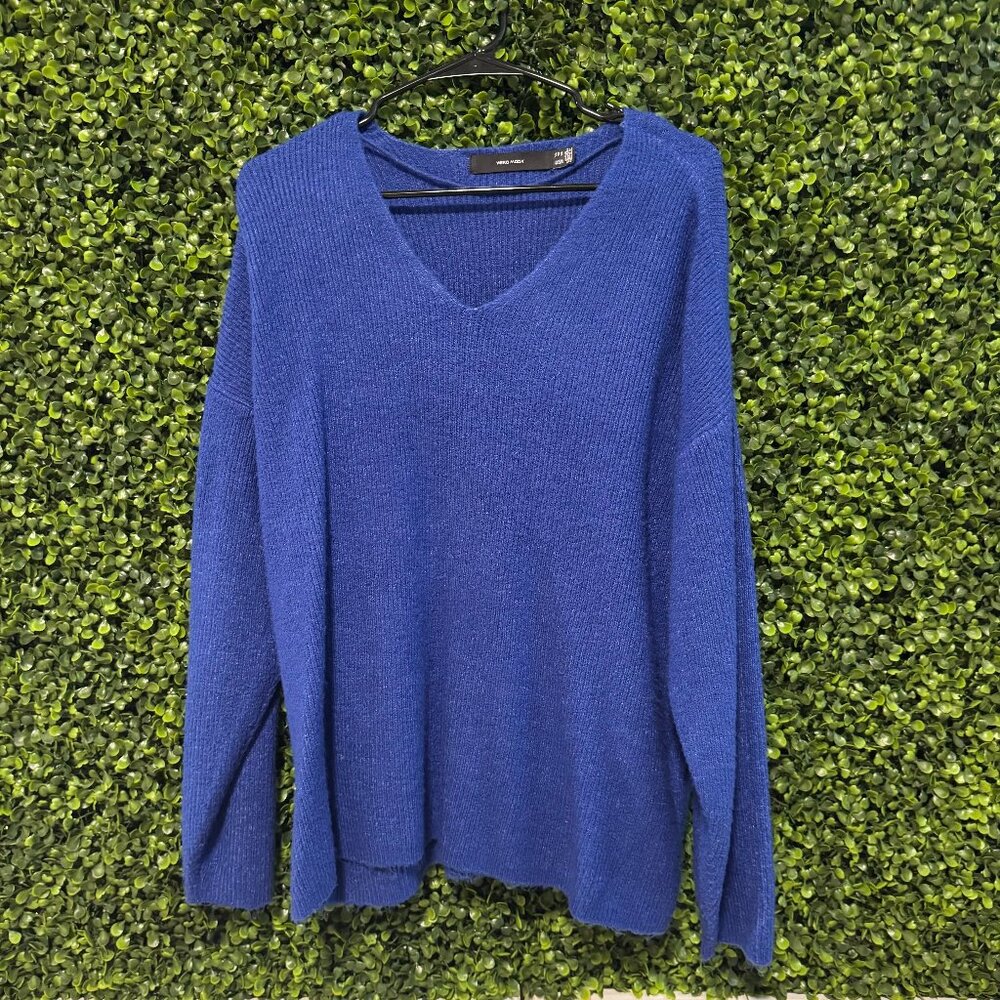 blue sweater